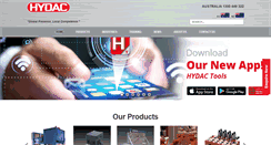 Desktop Screenshot of hydac.com.au