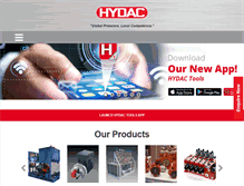 Tablet Screenshot of hydac.com.au
